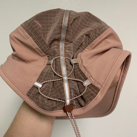 Lululemon Hat Women's Mauve Drawstring Hiking Run Trail Golf Tennis Ripstop Cap - Picture 3 of 7